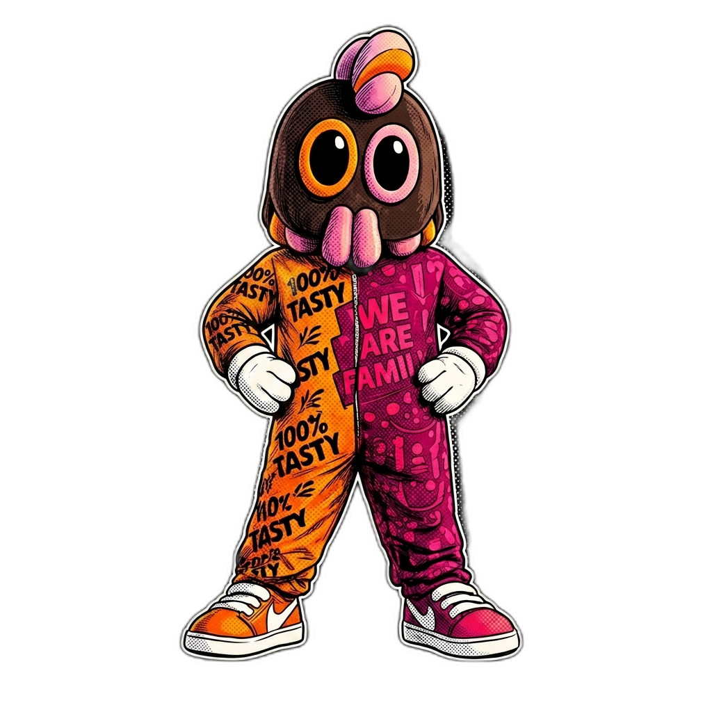 Mascotte 100% Crousti